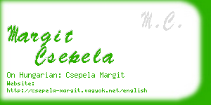 margit csepela business card
